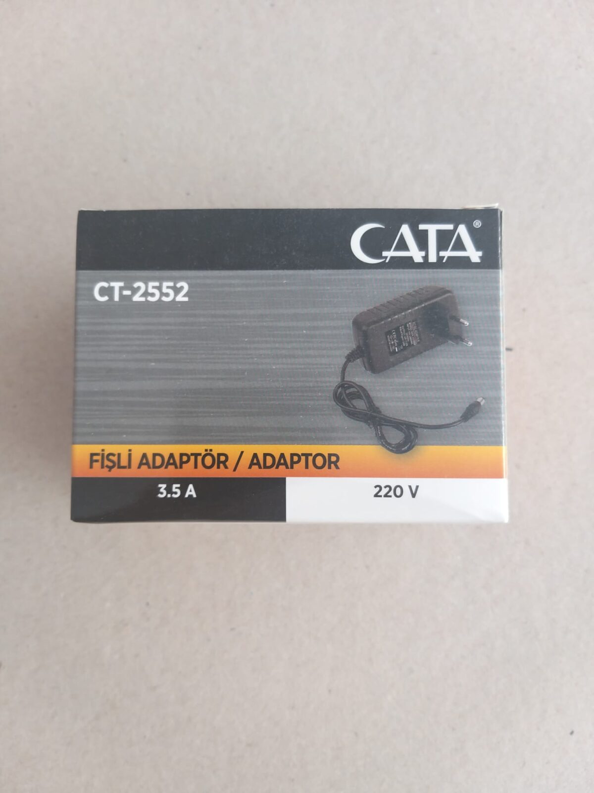 CATA 2552-1 Cata CT-2552 1m 36W 3.5A 5.5X2.5mm Fişli Adaptör - Görsel 4
