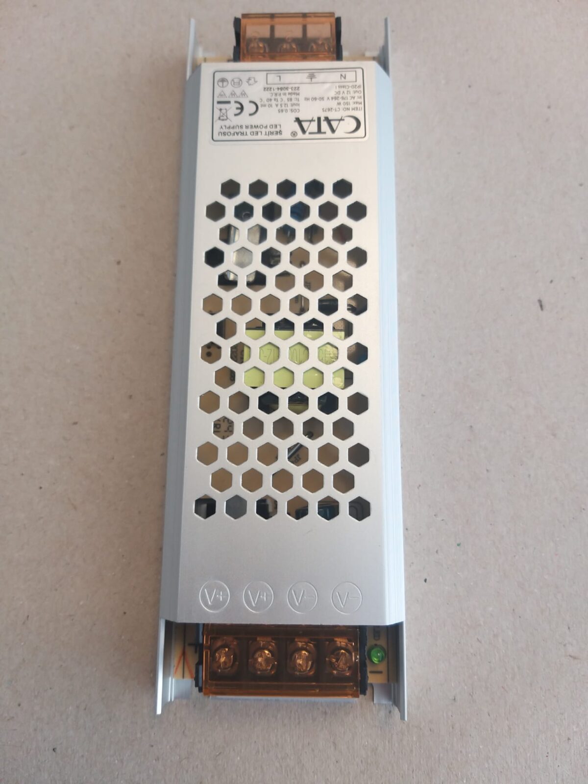 CATA 2675-2 Cata 12 V 5 Amper Ultra Slim Şerit Led Trafosu CT-2675 - Görsel 2