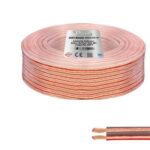 2x1 Elektrik Kablosu Bakır Şeffaf  1M