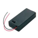 2 li Kalem Pil Kutusu Yuvası 2 li Kapaklı Siviçli Anahtarlı (AA)