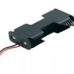 2 Lİ KALEM PİL YUVASI İKİLİ SIRT SIRTA (AA)