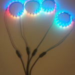 WS2812B PC ANAKART UYUMLU 4 ADET ARGB 50CM LED İLE ÇOKLAMA APARATI