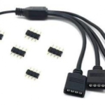 ARGB Şerit 3 Pin LED Çoklayıcı Splitter 1 Giriş 4 Çıkış