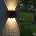 Cata CT-8011 3200K Günışığı 12W Siyah Haiti Dış Mekan Led Aplik