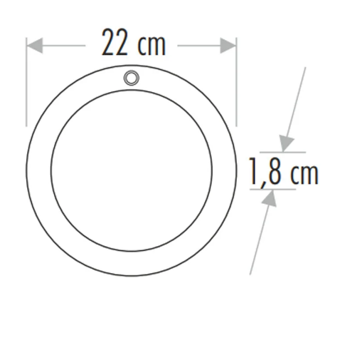 CT-9247-2 Cata CT-9247 20W 6400K Beyaz Sensörlü Sıva Üstü Led - Görsel 3