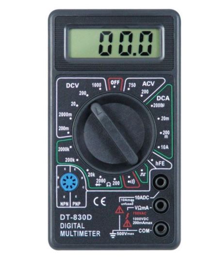 DT-830D-2 HIYE DT-830D DIGITAL AVOMETRE-AKIM VOLTAJ DIRENÇ OLÇER MULTİMETRE - Görsel 2