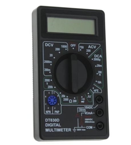 DT-830D-3 HIYE DT-830D DIGITAL AVOMETRE-AKIM VOLTAJ DIRENÇ OLÇER MULTİMETRE - Görsel 3
