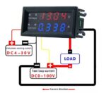 Dijital Voltmetre Dijital Ampermetre DC 100V 10A - Görsel 4