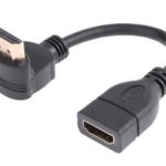 Alfais 4684 Hdmi Dişi Erkek Uzatma 90 Derece Dirsek Çevirici Dönüştürücü Kablosu