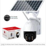 RADEX RX-14 Solar Smart Güvenlik Kamerası 4G Sim 3mp Wi-Fi Ptz Renkli Gece Görüş Dış Mekan
