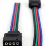 LED KONNEKTÖR SOKET RGB ŞERİT LED 4 PİN 10 MM