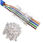 Yeni Nesil Delikli Cat6 Ez Rj45 10 Adet Konnektör Utp Jack