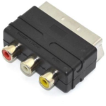Scart To Rca Skart Tos Av Çevirici Dönüştürücü Adaptör
