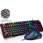T-WOLF TF200 METAL KASA USB Q RGB  OYUNCU KLAVYE MOUSE TAKIM