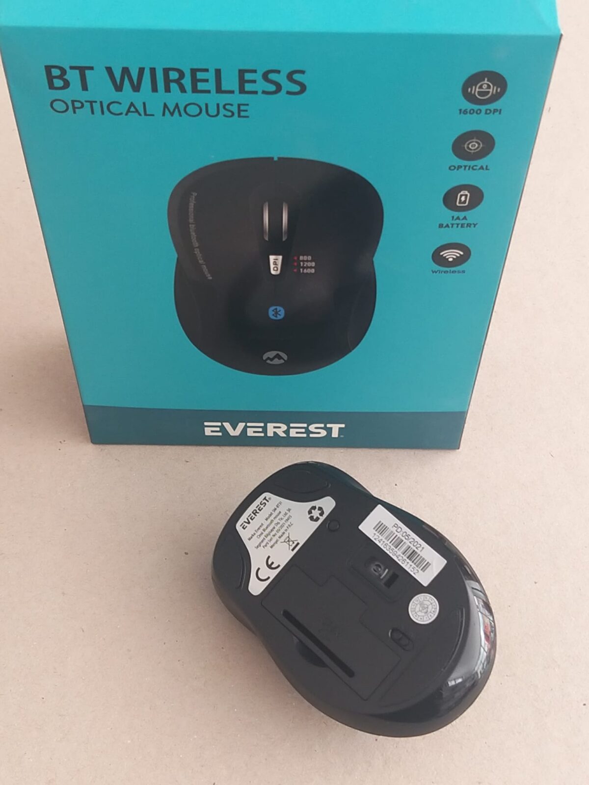 WIRELESS KABLOSUZ MOUSE-3.PNG KABLOSUZ BLUETOOTH MOUSE TV/TABLET/NOTEBOOK/ARAÇ UYUMLU EVEREST - Görsel 3
