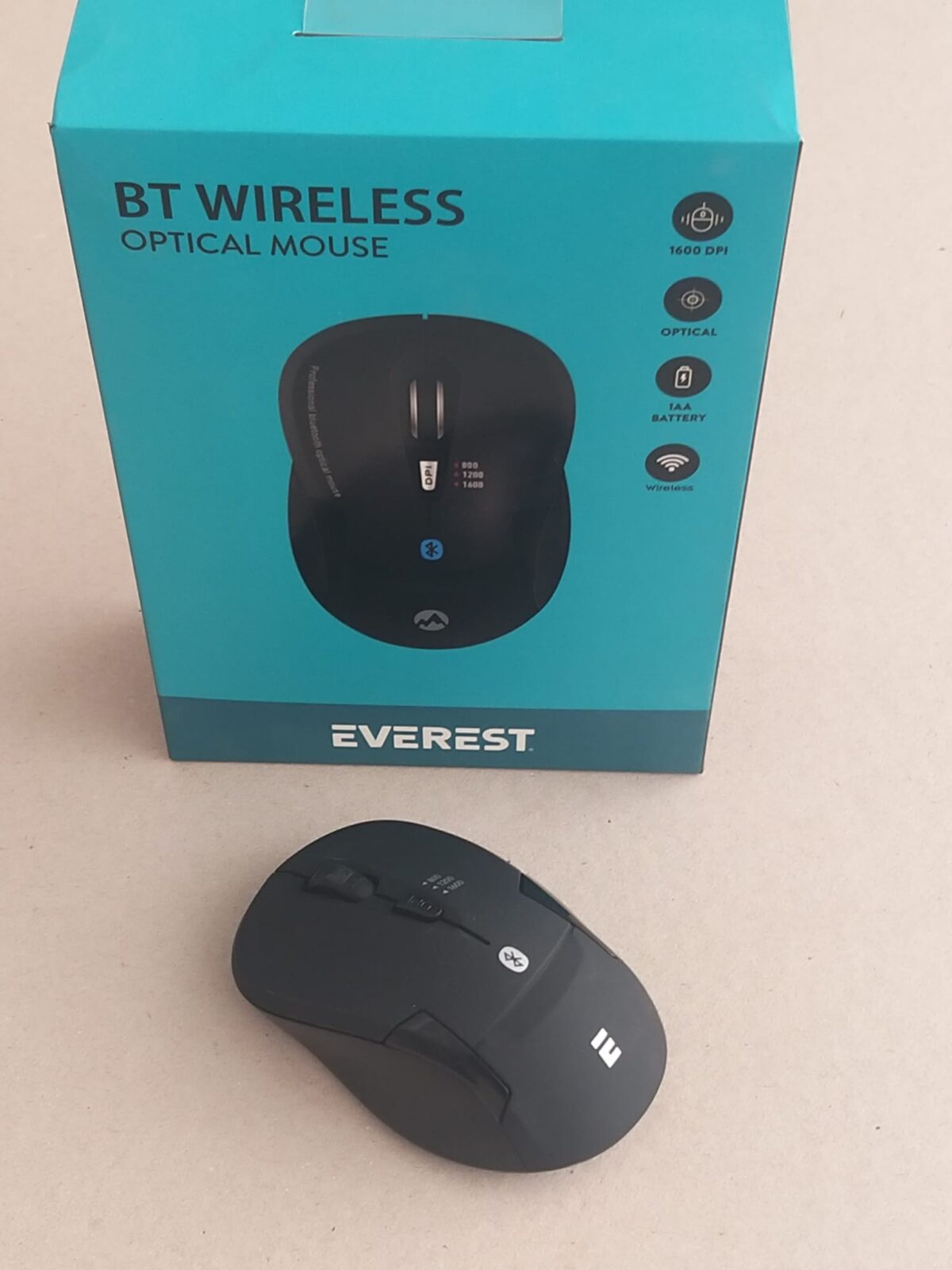 WIRELESS KABLOSUZ MOUSE-4.PNG KABLOSUZ BLUETOOTH MOUSE TV/TABLET/NOTEBOOK/ARAÇ UYUMLU EVEREST - Görsel 4