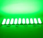 POWERMASTER MODÜL LED 12V 4W YEŞİL 3030 10X53.8 MM IP65 260-280LM 180 DERECE - Görsel 2