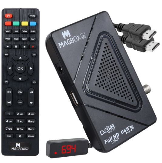 MAGBOX HOMEBOX FULL HD UYDU ALICISI 4000 KANAL TKGS / YOUTUBE / USB DESTEKLİ (UZATMA DİSPLAY GÖZLÜ)