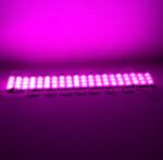 POWERMASTER MODÜL LED 12V 1.5W PEMBE YANIP SÖNEN PARLAK TEK RENK 2835 69X16 MM IP65 160-180LM 160 DERECE - Görsel 2