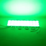 POWERMASTER MODÜL LED 12V 3W YEŞİL 2835 93X21 MM IP65 220-240LM 180 DERECE - Görsel 2