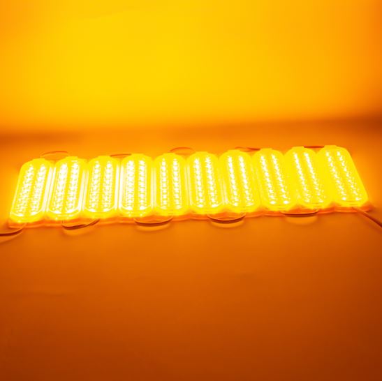 7519-2 POWERMASTER MODÜL LED 12V 3.6W SARI FLAŞLI YANIP SÖNEN 2835 - Görsel 2