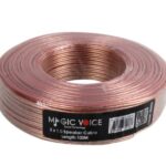 2X1.0 ŞEFFAF 1.METRE HOPARLÖR KABLOSU