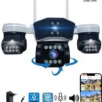 O-KAM-8080 Wifi 6MP PTZ 3 LENS IP KAMERA