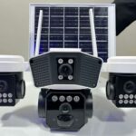 O-KAM-9090 4G SİM KARTLI Solar 6MP Dual LENS IP PTZ KAMERA