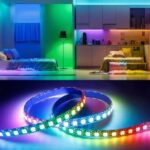 WS2812B AYRI AYRI ADRESLENEBİLİR 144 lü İP65 ARGB ŞERİT LED 5V