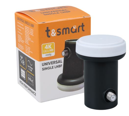 T&SMART ULTRA HD 4K UNIVERSAL SINGLE TEKLİ LNB 0.3DB