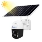 Güneş Enerjili Solar Panelli Gece Görüşlü Güvenlik Kamerası