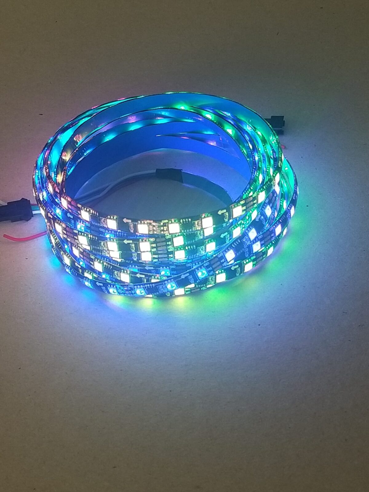 WS2811-3 WS2811 ADRESLENEBİLİR ARGB 60 LI İP65  5 METRE ŞERİT LED 12V - Görsel 5