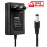 WEKO 7.5 VOLT - 2 AMPER 5.5*2.5 UÇLU YERLİ ÜRETİM PRİZ TİPİ ADAPTÖR