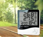 HTC-2 Dijital Termometre Saat Nem ve Sıcaklık Ölçer - Görsel 3